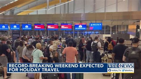 Record-breaking travelers expected amid holiday weekend